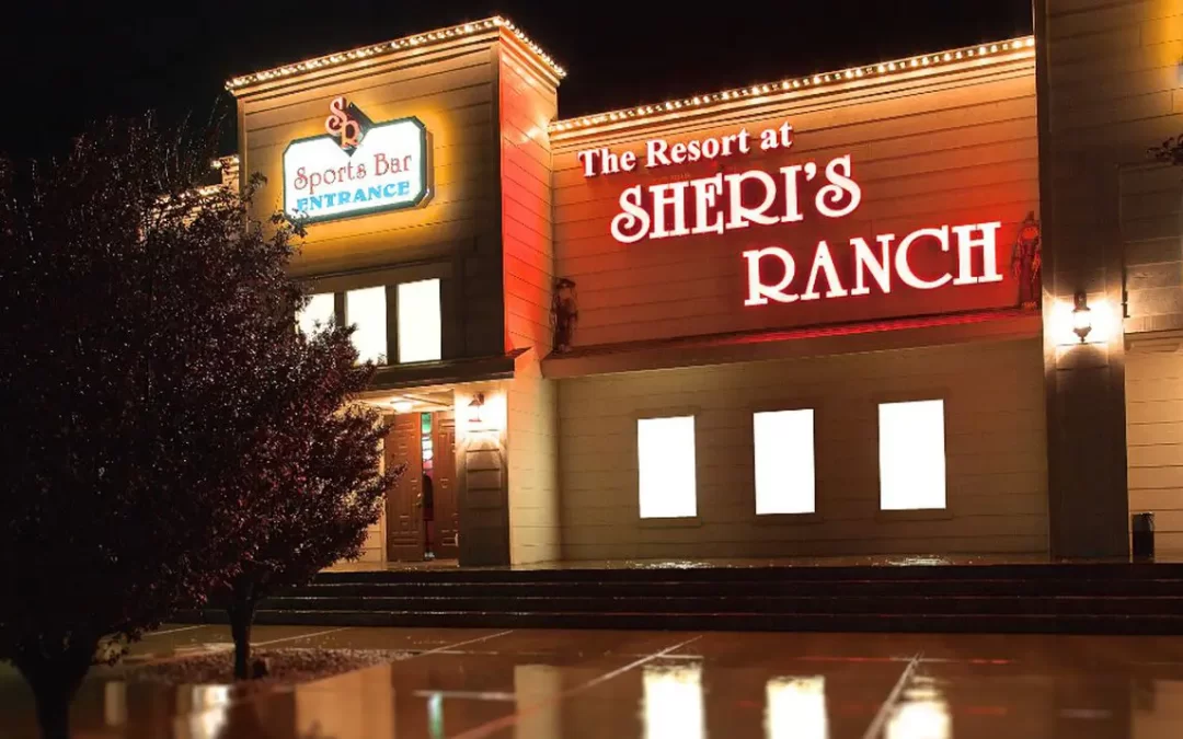 Sheri's Ranch is the largest brothel near Las Vegas. Located in Pahrump, NV this bordello features a full resort with pool, spa, bungalows, VIP rooms, and specialty sex rooms.